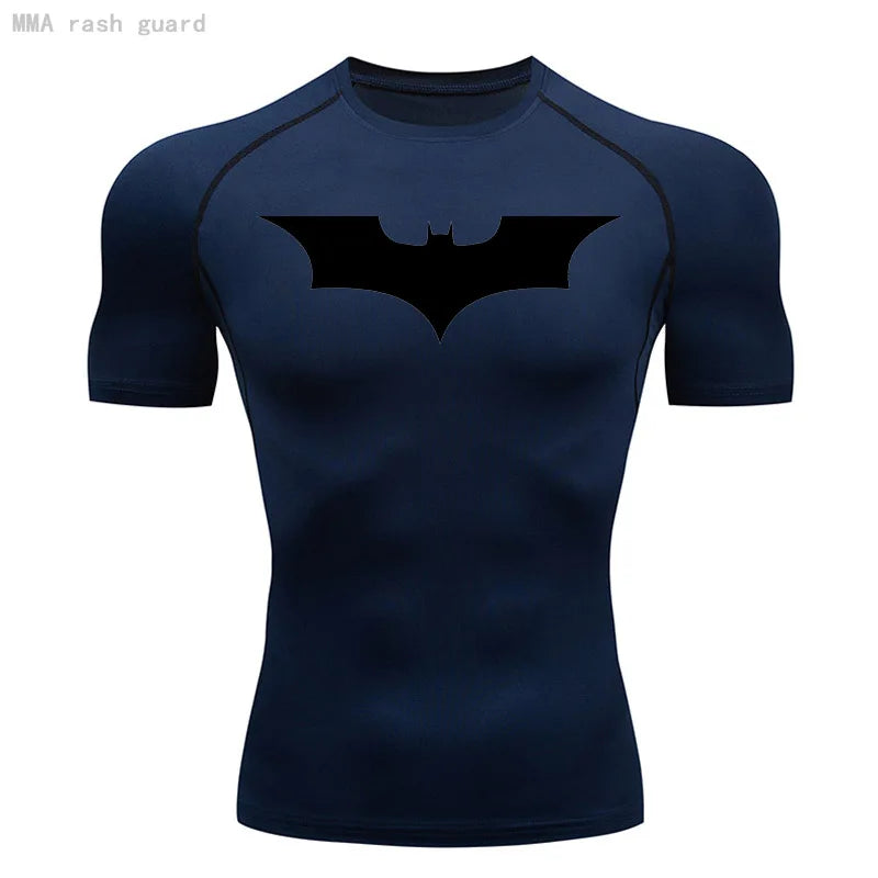 Camiseta Compressão BatShirt – Fitness e Bodybuilding