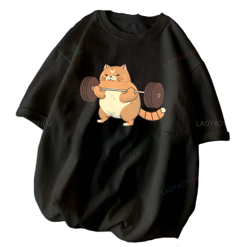 Camiseta Gatos Bodybuilders