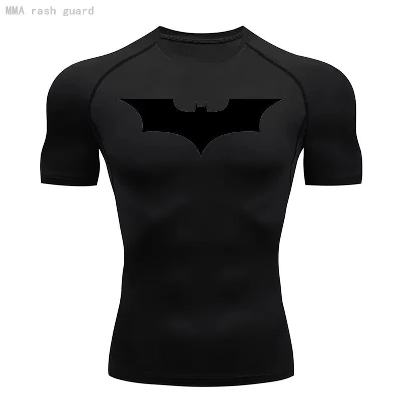 Camiseta Compressão BatShirt – Fitness e Bodybuilding