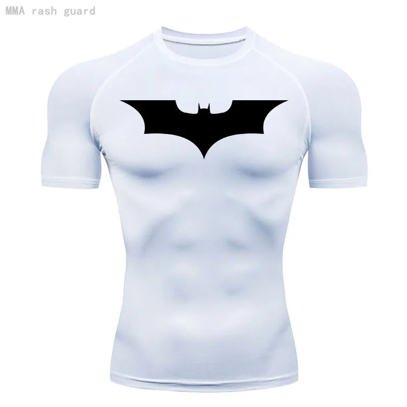 Camiseta Compressão BatShirt – Fitness e Bodybuilding