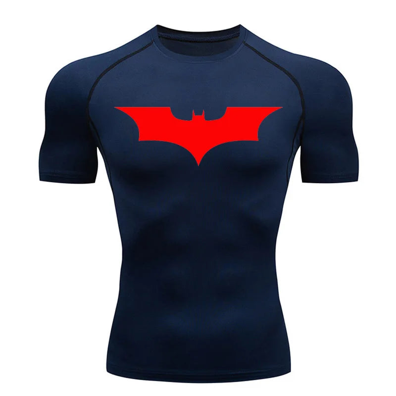 Camiseta Compressão BatShirt – Fitness e Bodybuilding