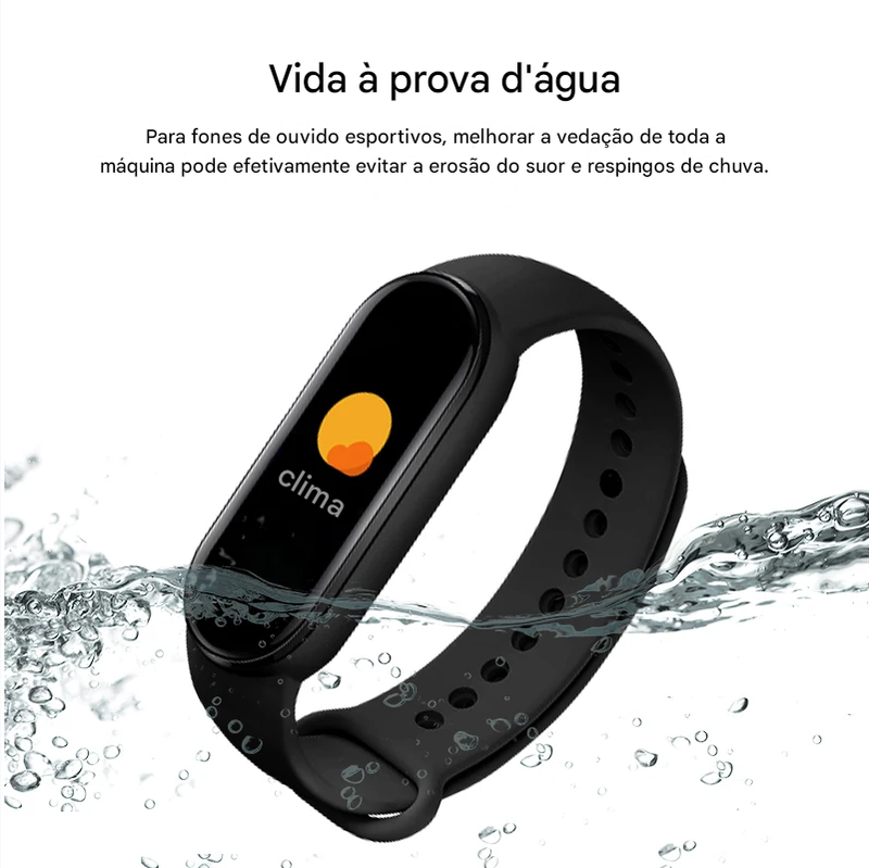 SmartFit Pro M6 - Relógio Inteligente de Saúde e Fitness